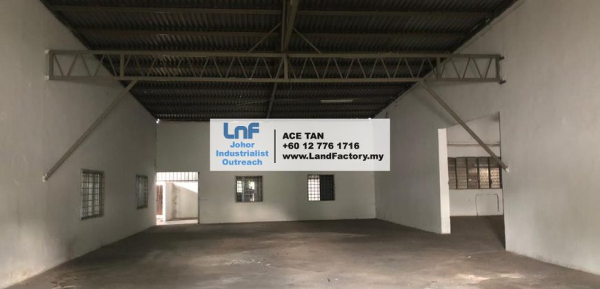 Johor Jaya – Corner 1.5 Storey Factory – SALE