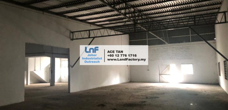 Johor Jaya – Corner 1.5 Storey Factory – SALE