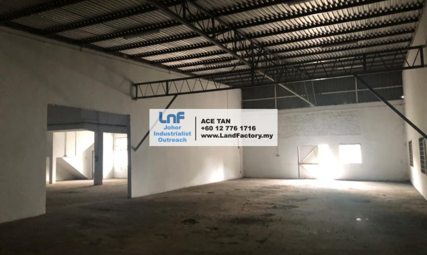 Johor Jaya – Corner 1.5 Storey Factory – SALE