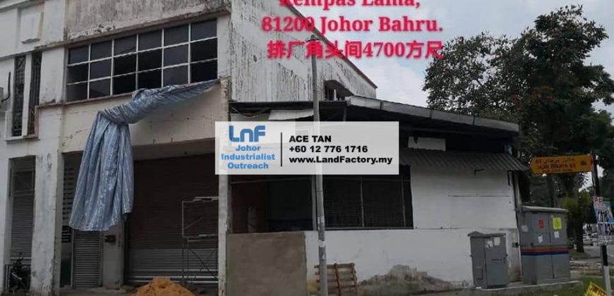 Perindustrian Berjaya Kempas – Terrace Factory Corner – SALE