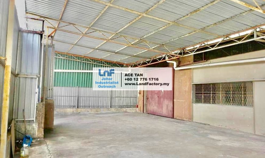 Taman Johor Industrial, Tampoi – Semi D Factory – RENT