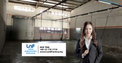 Taman Perindustrian Cemerlang – 1.5 Storey Terrace Factory – FOR RENT