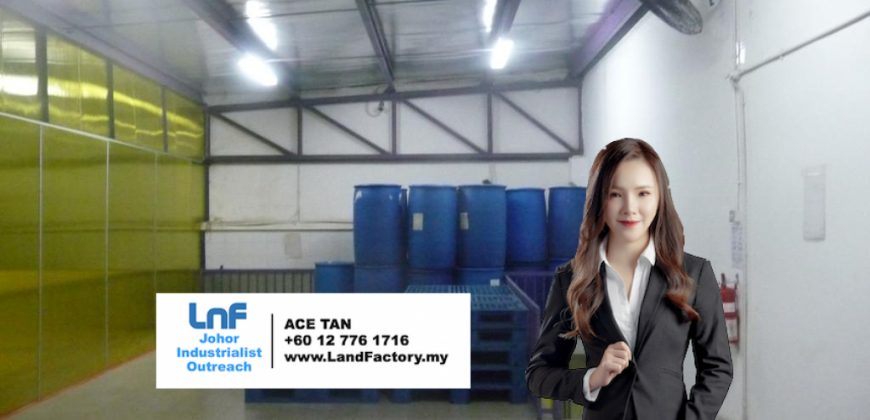 Taman Perindustrian Cemerlang – 1.5 Storey Semi Detached Factory Corner – FOR SALE