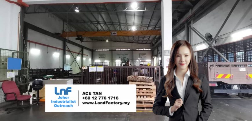 Taman Perindustrian Cemerlang – 1.5 Storey Semi Detached Factory – FOR SALE