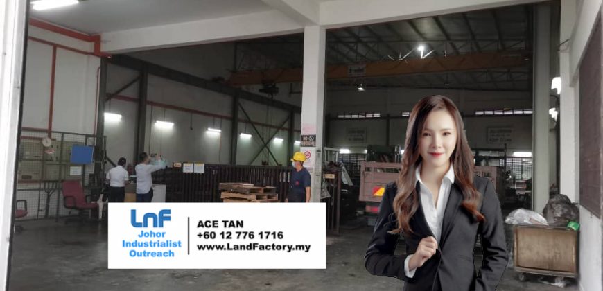 Taman Perindustrian Cemerlang – 1.5 Storey Semi Detached Factory – FOR SALE