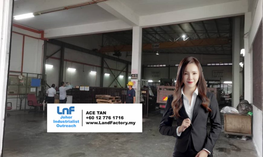 Taman Perindustrian Cemerlang – 1.5 Storey Semi Detached Factory – FOR SALE