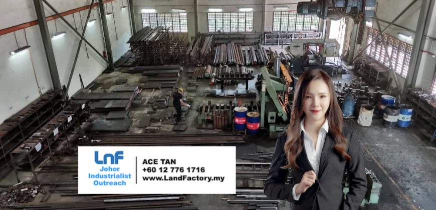 Taman Perindustrian Cemerlang – 1.5 Storey Semi Detached Factory – FOR SALE