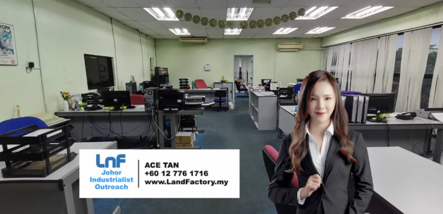 Taman Perindustrian Cemerlang – 1.5 Storey Semi Detached Factory – FOR SALE