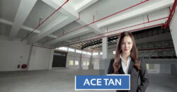 Desa Cemerlang, Ulu Tiram – 1.5 Storey Corner Semi Detached Factory – For Rent