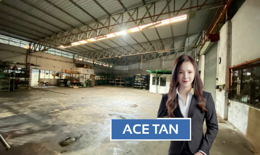 Johor Jaya – 1.5 Storey Semi Detached Factory – FOR SALE