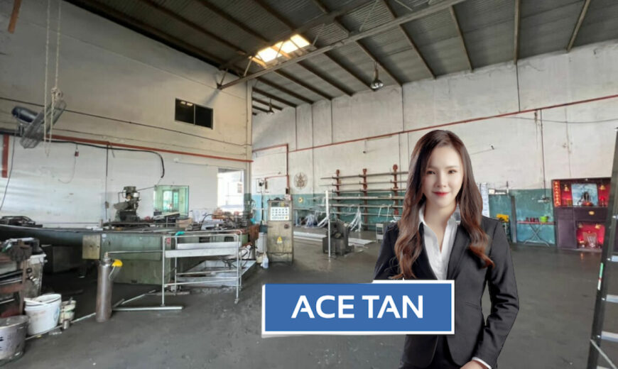 Johor Jaya – 1.5 Storey Corner Terrace Factory – FOR SALE