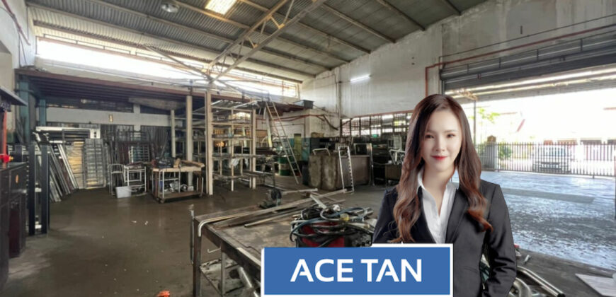 Johor Jaya – 1.5 Storey Corner Terrace Factory – FOR SALE