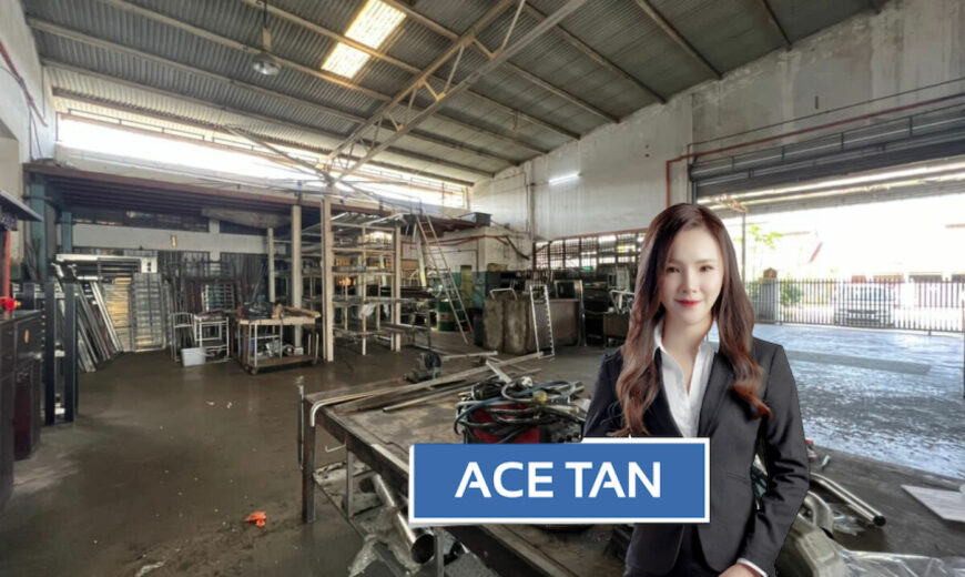 Johor Jaya – 1.5 Storey Corner Terrace Factory – FOR SALE