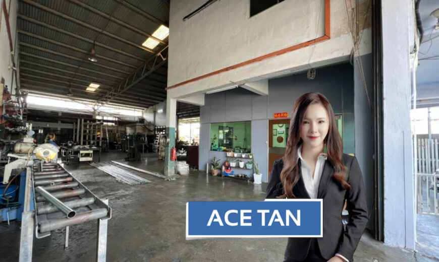 Johor Jaya – 1.5 Storey Corner Terrace Factory – FOR SALE