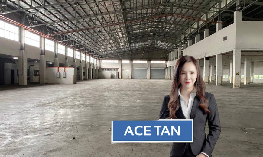 Kawasan Perindustrian Tampoi – 1.5 Storey Detached Factory – FOR RENT