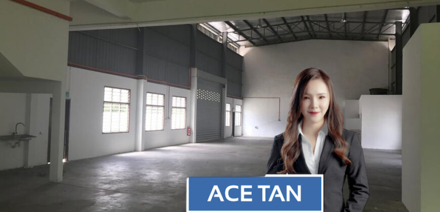 Kempas Utama Industrial Park – 1.5 Storey Corner Detached Factory – FOR RENT