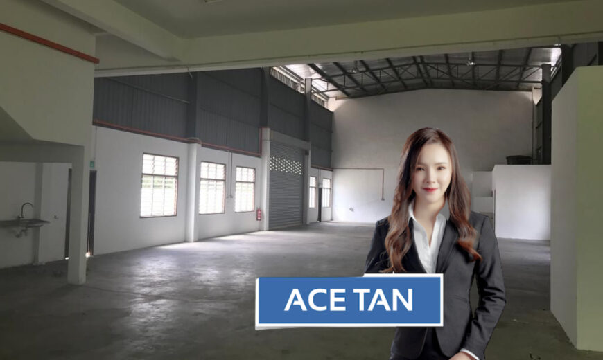 Kempas Utama Industrial Park – 1.5 Storey Corner Detached Factory – FOR SALE