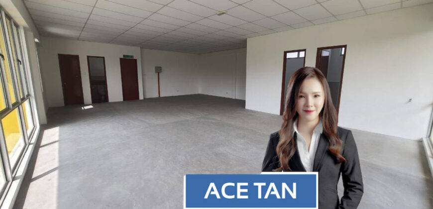 Taman Cemerlang Lancar Saleng – 3 Storey Cluster Factory – FOR RENT