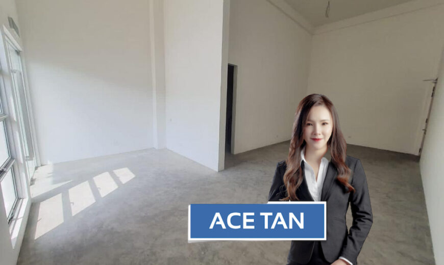 Taman Cemerlang Lancar Saleng – 3 Storey Cluster Factory – FOR RENT