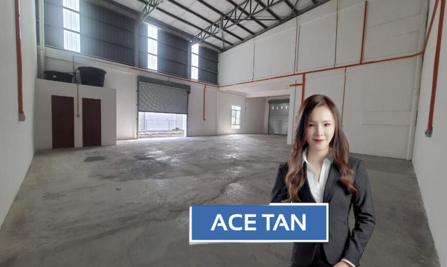 Taman Cemerlang Lancar Saleng – 3 Storey Cluster Factory – FOR RENT