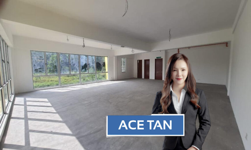 Taman Cemerlang Lancar Saleng – 3 Storey Cluster Factory – FOR RENT