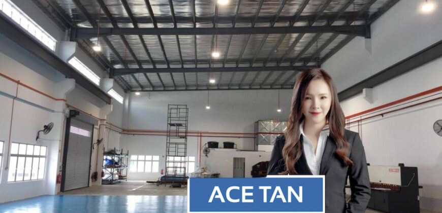 Taman Perindustrian Maju Cemerlang – Semi Detached Factory – FOR RENT