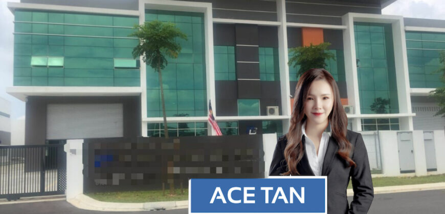Taman Perindustrian Maju Cemerlang – Semi Detached Factory – FOR RENT