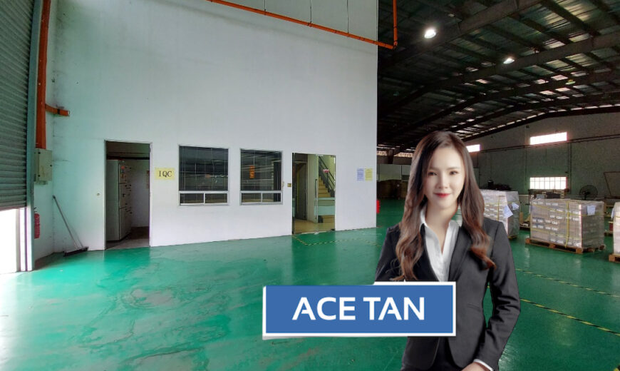 Taman Perindustrian Cemerlang – Single Storey Detached Factory – FOR SALE