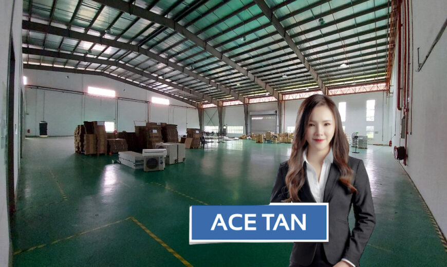 Taman Perindustrian Cemerlang – Single Storey Detached Factory – FOR SALE