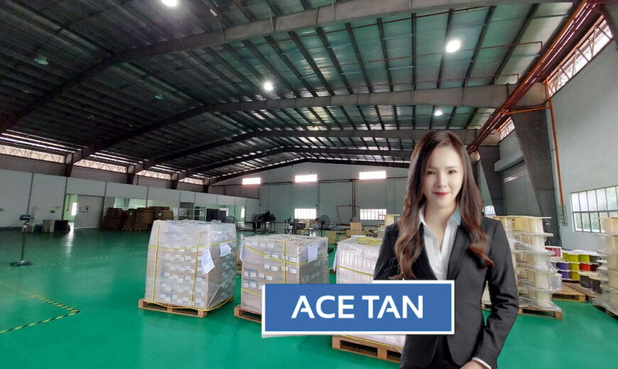 Taman Perindustrian Cemerlang – Single Storey Detached Factory – FOR SALE