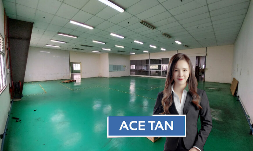 Taman Perindustrian Cemerlang – Single Storey Detached Factory – FOR SALE