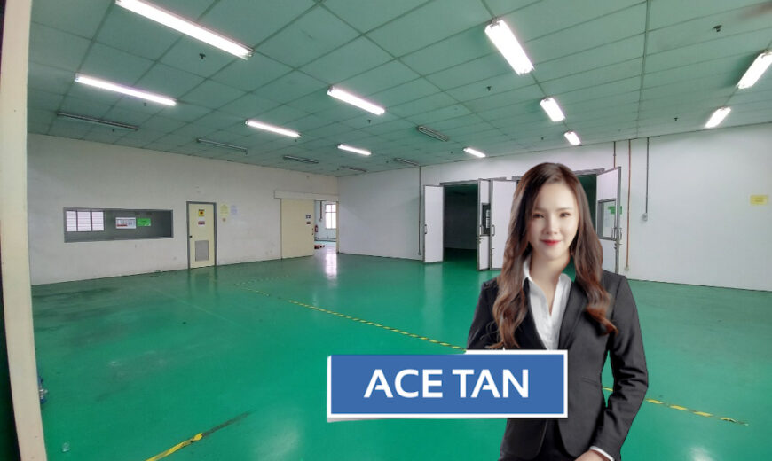 Taman Perindustrian Cemerlang – Single Storey Detached Factory – FOR SALE