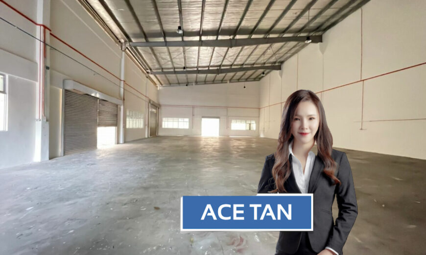 Nusa Cemerlang @ Gelang Patah – 1.5 Storey Semi Detached Factory – FOR SALE