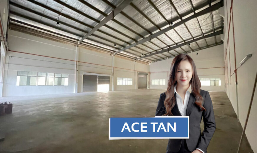 Nusa Cemerlang @ Gelang Patah – 1.5 Storey Semi Detached Factory – FOR SALE