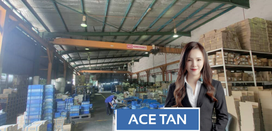 Taman Perindustrian Sri Plentong – 1.5 Storey Semi Detached Factory – FOR SALE