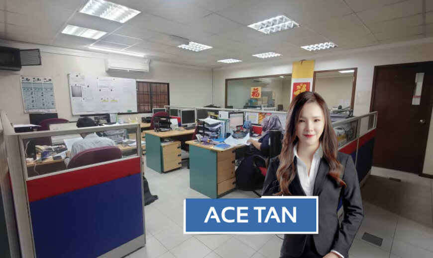 Taman Perindustrian Sri Plentong – 1.5 Storey Semi Detached Factory – FOR SALE