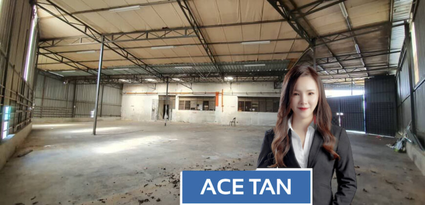 Desa Cemerlang – 1.5 Storey Corner Terrace Factory – FOR SALE