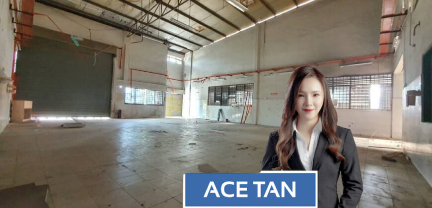 Desa Cemerlang – 1.5 Storey Corner Terrace Factory – FOR SALE