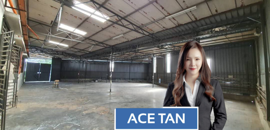 Desa Cemerlang – 1.5 Storey Corner Terrace Factory – FOR SALE