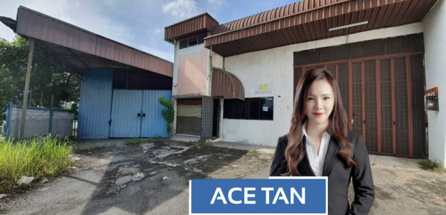 Desa Cemerlang – 1.5 Storey Corner Terrace Factory – FOR SALE