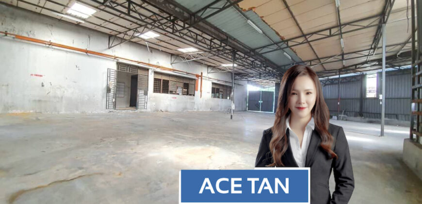 Desa Cemerlang – 1.5 Storey Corner Terrace Factory – FOR SALE