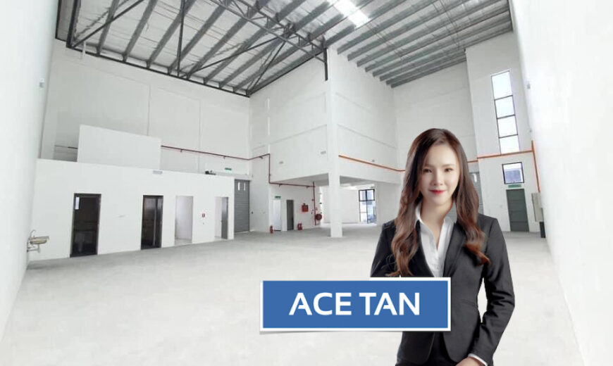 Eco Business Park 1 – 1.5 Storey Corner Cluster Factory – FOR RENT