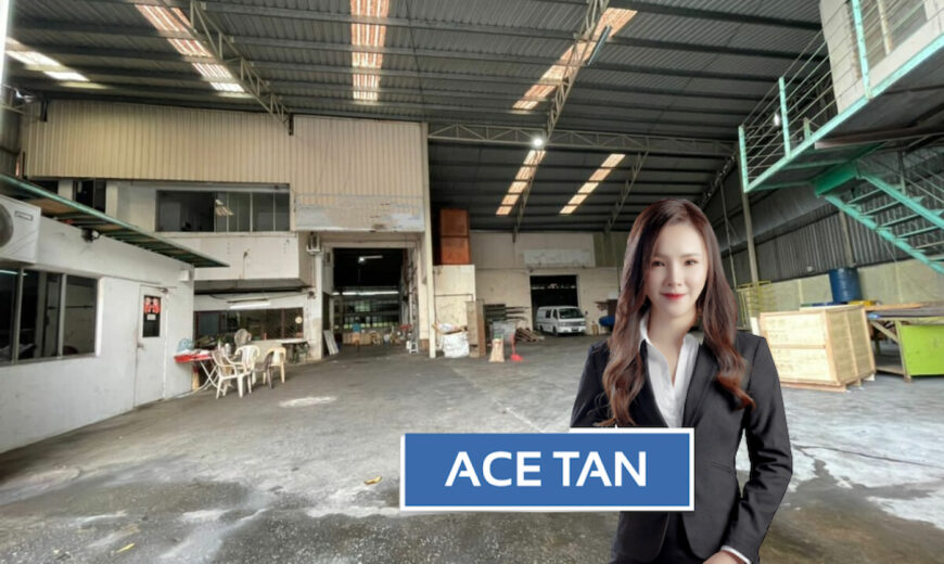 Johor Jaya – 1.5 Storey Corner Terrace Factory – FOR RENT