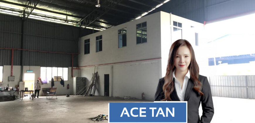 Sungai Tiram – 1.5 Storey Detached Factory – FOR RENT