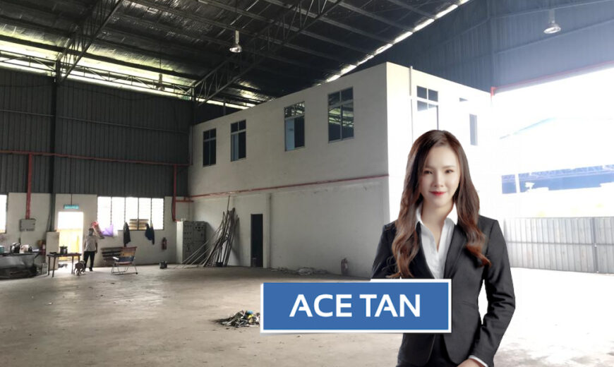 Sungai Tiram – 1.5 Storey Detached Factory – FOR RENT