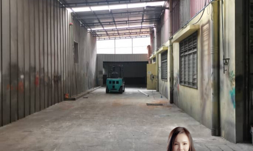 Taman Perindustrian Desa Plentong – 1.5 Storey Semi Detached Factory – FOR RENT