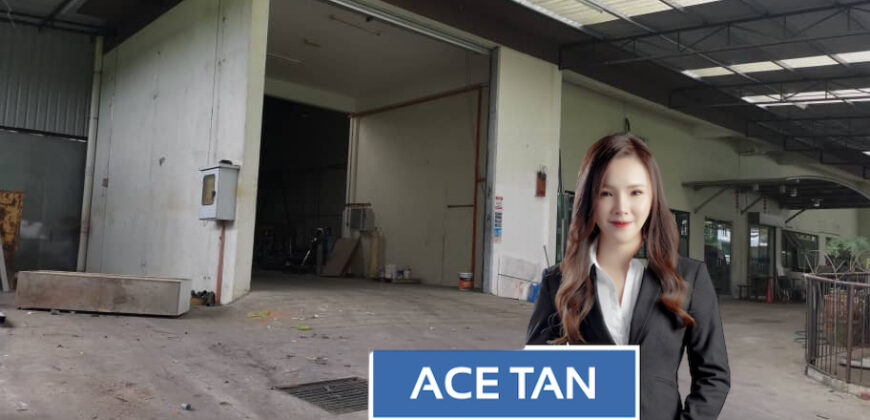Taman Perindustrian Desa Plentong – 1.5 Storey Semi Detached Factory – FOR RENT