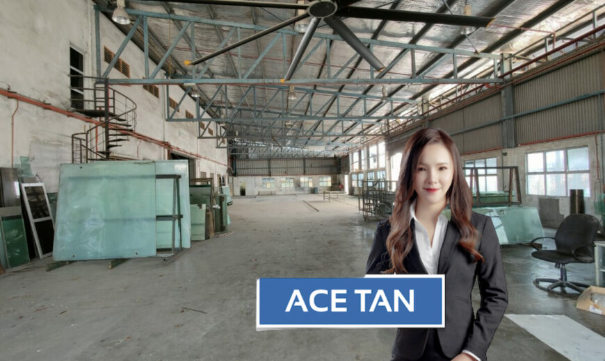 Taman Perindustrian Tiram – 1.5 Storey Detached Factory – FOR RENT