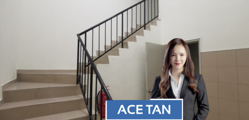 Desa Cemerlang – 1.5 Storey Terrace Factory – FOR SALE