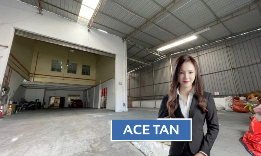 Kawasan Perindustrian Kota Puteri – 1.5 Storey Semi Detached Factory – FOR SALE